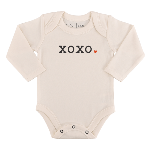 Langarm-Body mit XOXO-Motiv