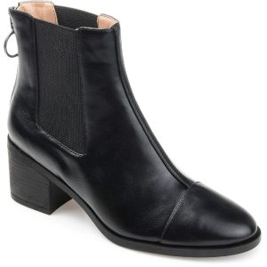 Nigella – Chelsea-Stiefel aus Kunstleder zum Hineinschlüpfen