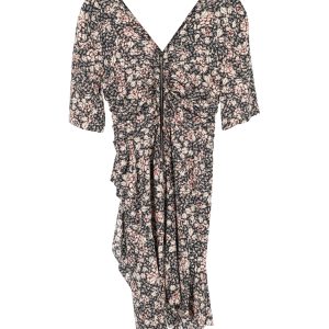 Isabel Marant – bedrucktes Minikleid aus schwarzer Viskose