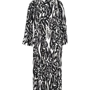 Rixo „Cindy“ – buntes Midi-Wickelkleid aus Viskose mit Zebramuster