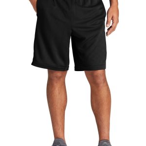 Sport-Tek „PosiCharge Position“ – Herrenshorts mit Taschen