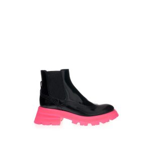 Alexander McQueen Elegante Stiefeletten aus Leder für Damen