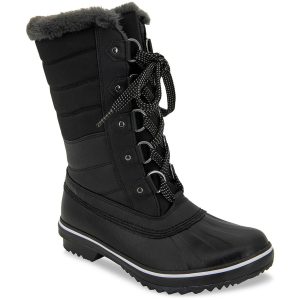 Siberia – Winterstiefel aus Leder mit Schnürung