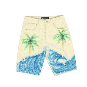 Farley Hill – Mehrfarbige Jeansshorts