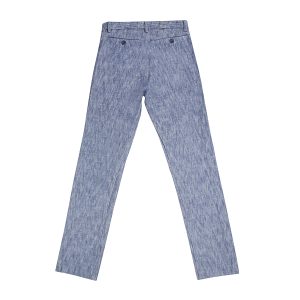 Freeman’s Sporting Club: Gewebte Baumwollhose in Chambray