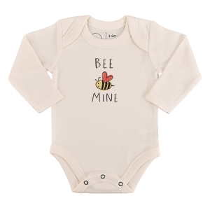 Langärmeliger Body mit Bee-Mine-Motiv